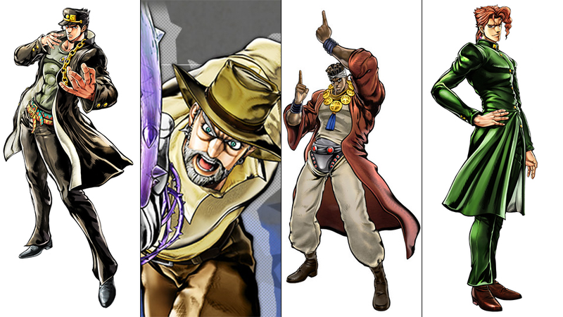 Illustration for article titled All the Characters in the New JoJo’s Bizarre Adventure Game